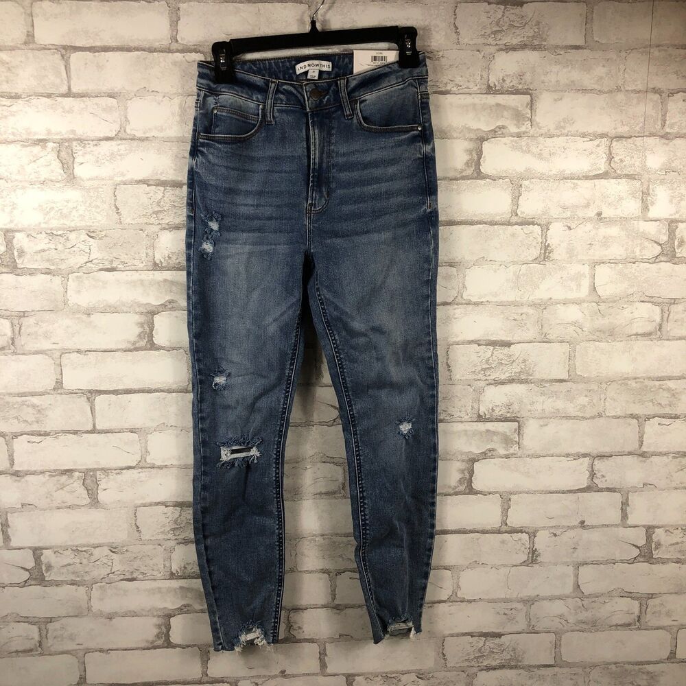 AND NOW THIS Women's The Perfect Skinny Elliot Highrise Denim Jean sz 27 NWT